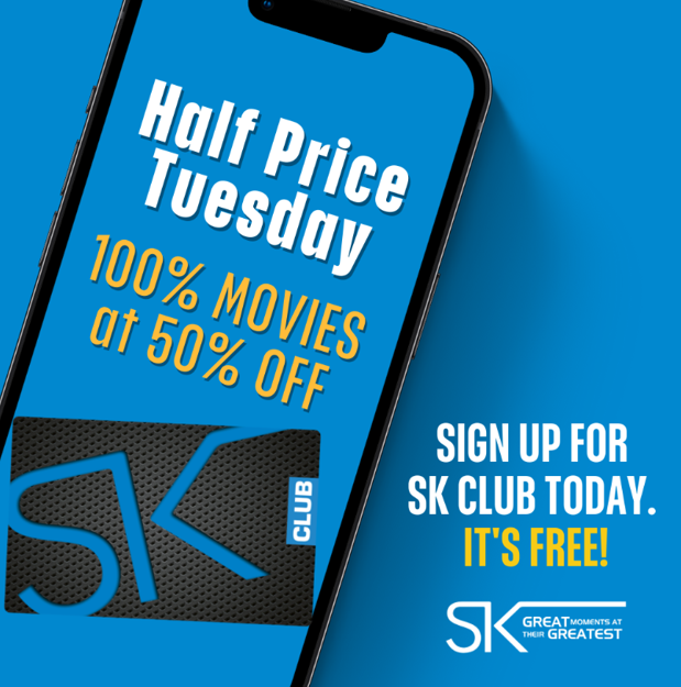ster half price tuesday